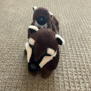 Raccoon Mom and Baby Stuffie